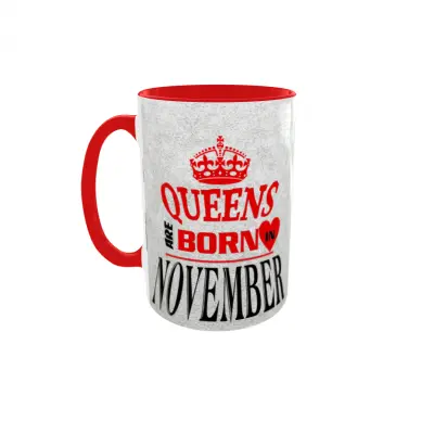 November, queens are born in, cana ceramica, 330ml, cgs1110k