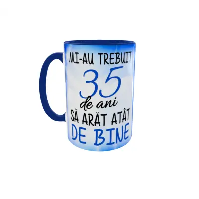 Mi-au trebuit 35 de ani sa arat atat de bine, cana ceramica, 330ml, cgs1127b