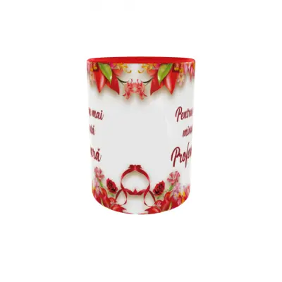 Pentru cea mai minunata profesoara, cana ceramica, 330ml, cgs1193