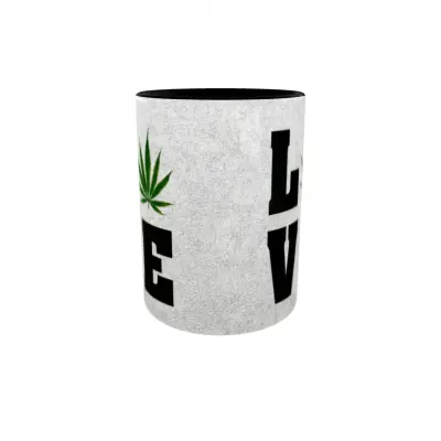 Love weed, cana ceramica, 330ml, cgs1216