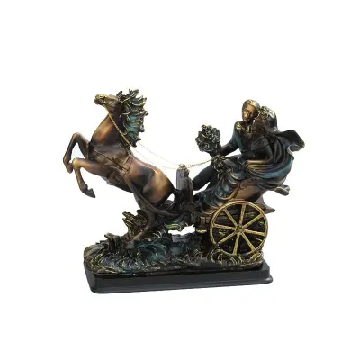Statueta indragostiti in trasura realizata din rasina