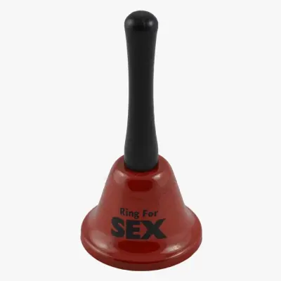 Clopotel realizat din metal si material plastic – „ring for sex”