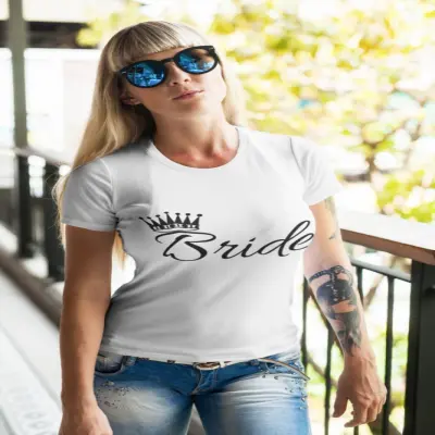 Bride , tricou cu mesaj