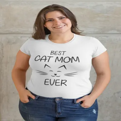 Best cat mom, tricou cu mesaj, tgs0235