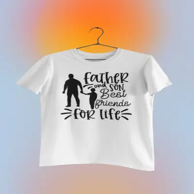 Father and son, tricou cu mesaj, tgs0276b