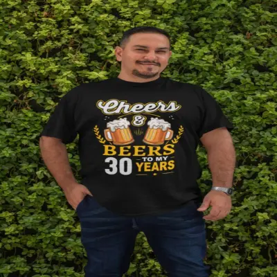 Cheers beers ( se adauga anul pentru grafica ), tricou cu mesaj