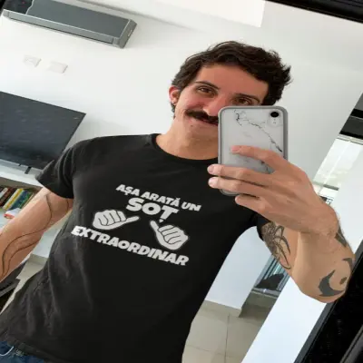 Asa arata un sot extraordinar, tricou cu mesaj