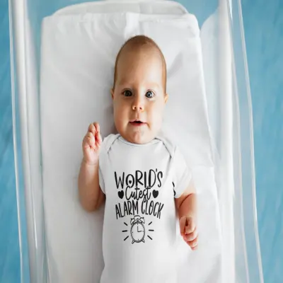 World`s cutest alarm clock, tricou cu mesaj