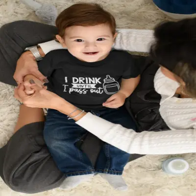 I drink until i pass out, tricou cu mesaj