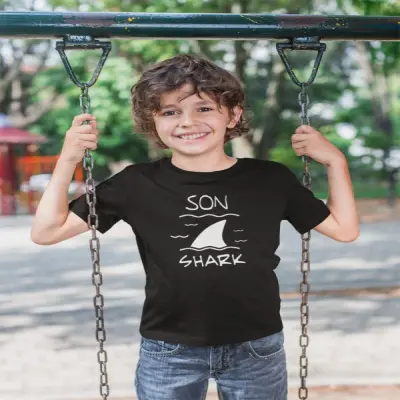 Shark son, tricou cu mesaj