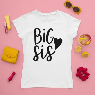 Big sis, tricou cu mesaj c