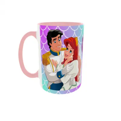 Little mermaid, model 1, cana din ceramica, 330ml, personalizata cu poza si text