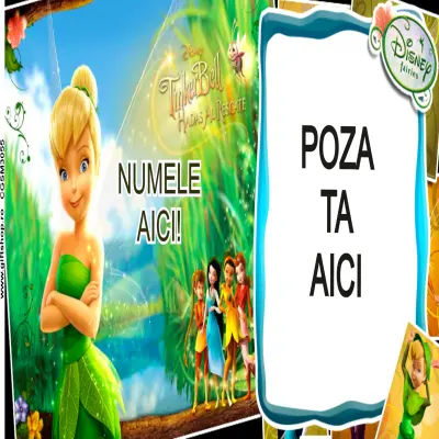 Tinker bell, model 1, cana din ceramica, 330ml, personalizata cu poza si text