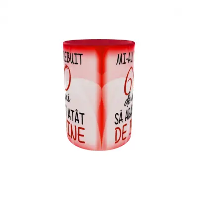 Mi-au trebuit 60 de ani sa arat atat de bine, cana ceramica, 330ml, model 2