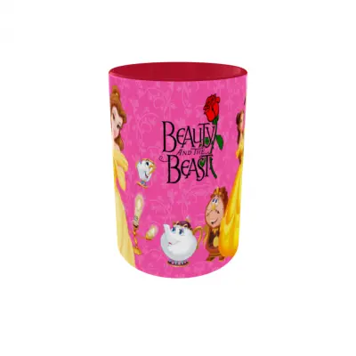 Beauty and the beast, cana din ceramica, 330ml, model 10