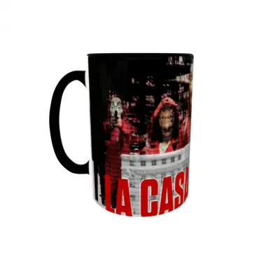La casa de papel, cana din ceramica, 330ml, model 2