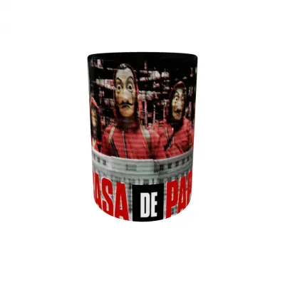 La casa de papel, cana din ceramica, 330ml, model 2