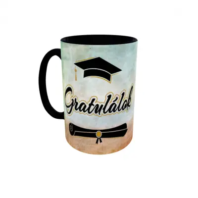 Gratulálok, cana din ceramica, 330ml, model 3