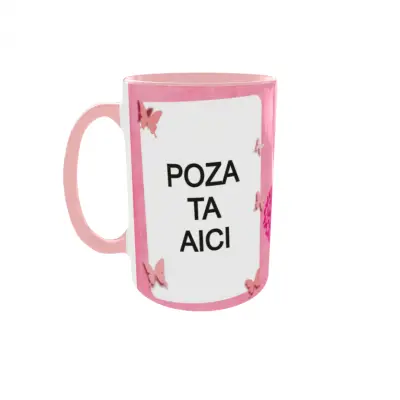 Cana, personalizata cu poza si text, 330ml, model 3124