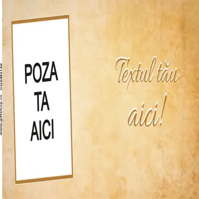 Cana, personalizata cu poza si text, 330ml, model 3149