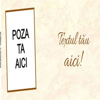 Cana, personalizata cu poza si text, 330ml, model 3155