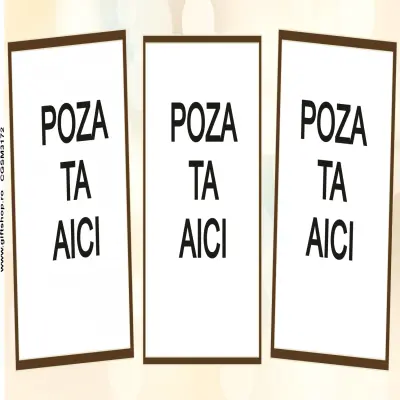 Cana, personalizata cu 3 poze si text, 330ml, model 3172