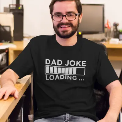 Dad joke loading... , tricou cu mesaj 1