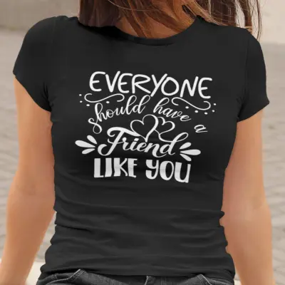 Everyone should have a friend like you , tricou cu mesaj