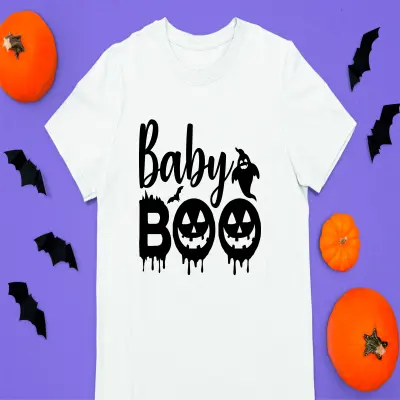 Baby boo, tricou cu mesaj