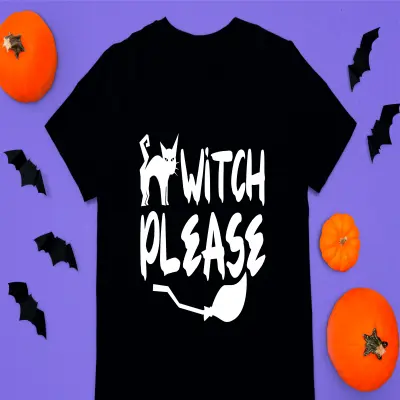Witch please, tricou cu mesaj