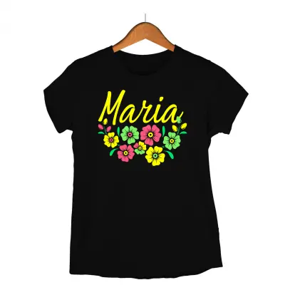 Maria , tricou cu mesaj - se poate schimba numele