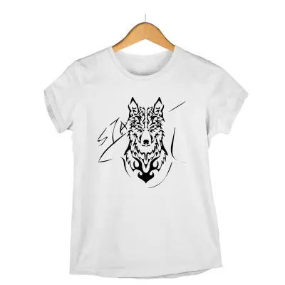 Wolf, tricou cu mesaj