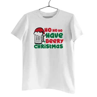 Ho ho have beery christmas  -   , tricou cu mesaj