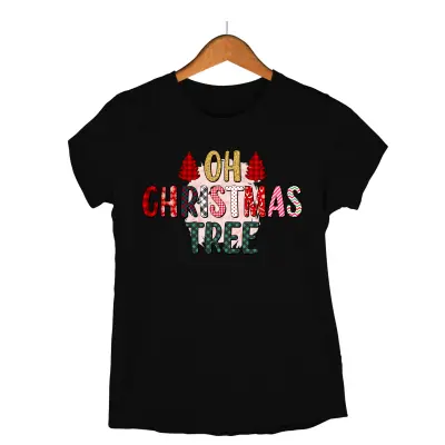 Oh christmas tree  -   , tricou cu mesaj