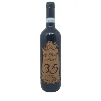 La multi ani 35 editie limitata, vin rosu cabernet sauvignon, demisec, 750ml, 13.5% alcool