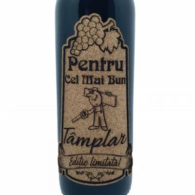 Pentru cel mai bun tamplar, editie limitata, vin rosu cabernet sauvignon, demisec, 750ml, 13.5% alcool