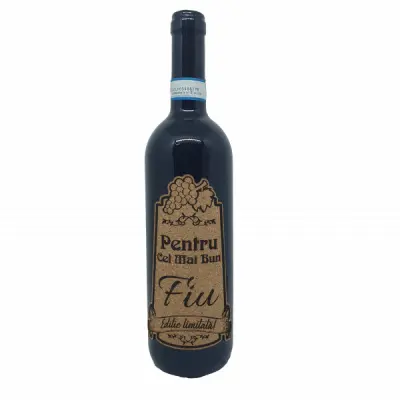 Pentru cel mai bun fiu, editie limitata, vin rosu cabernet sauvignon, demisec, 750ml, 13.5% alcool