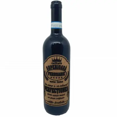 Februarie este luna in care s-a nascut perfectiunea, editie limitata, vin rosu cabernet sauvignon, demisec, 750ml, 13.5% alcool
