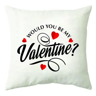 Would you be my valentine?, perna cu mesaj, 40 cm