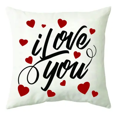 I love you , perna cu mesaj, 40 cm, model 2