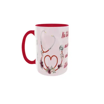 Nu toti ingerii au aripi unii au stetoscop, model 2, cana ceramica, 330ml