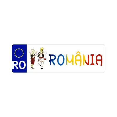Romania model 4, indicator masina, dimensiune 200x60 mm