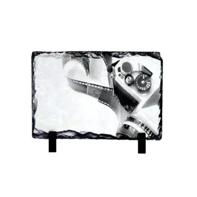 .rama foto, piatra ardezie, 29x19 cm personalizata