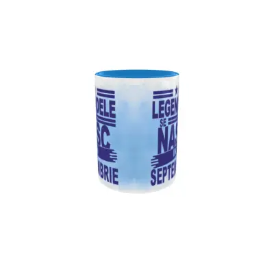 Legendele se nasc in septembrie, cana din ceramica, 330ml