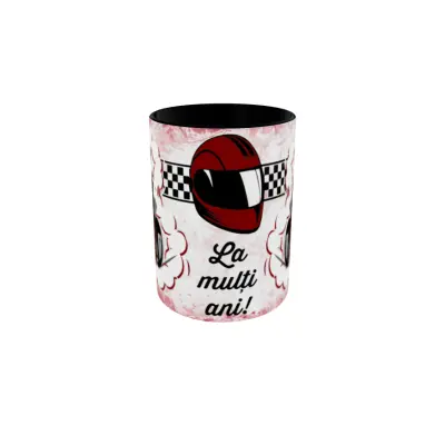 La multi ani, cana din ceramica, 330ml, model 1