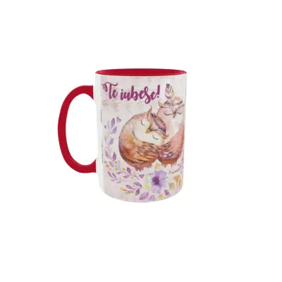 Te iubesc, cana din ceramica, 330ml, model 7
