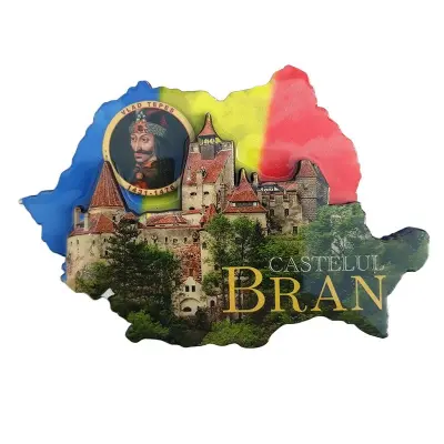 Magnet harta - castelul bran