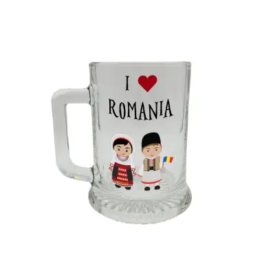 I love romania, halba cu mesaj 4