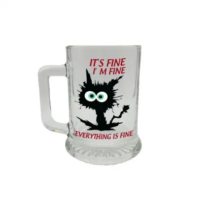 It s fine,  i m fine, halba cu mesaj