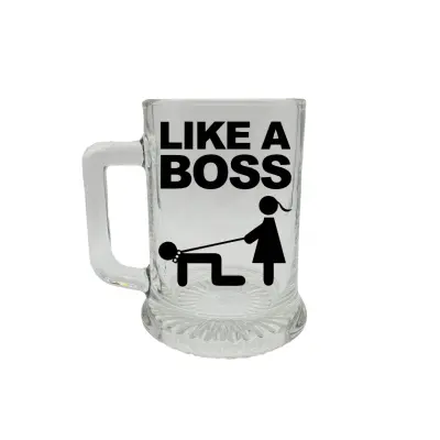 Like a boss, halba cu mesaj